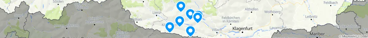 Map view for Pharmacies emergency services nearby Oberdrauburg (Spittal an der Drau, Kärnten)